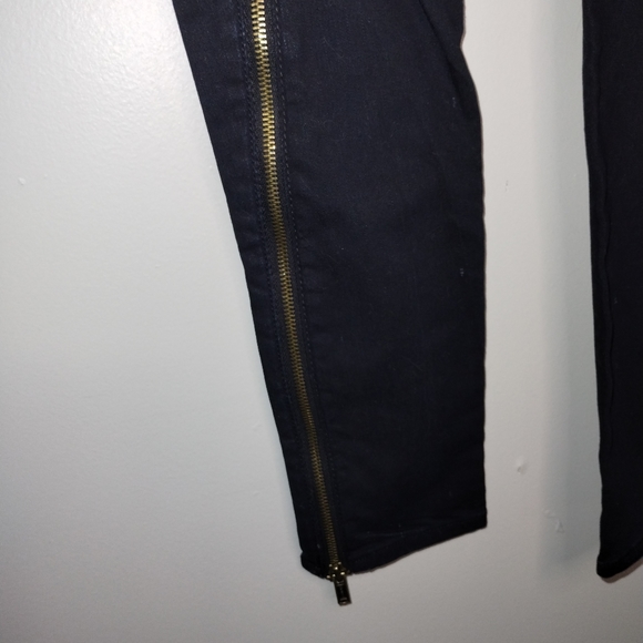 Rag & Bone Black Zipper Leg Skinny Jeans 24 - Picture 3 of 8
